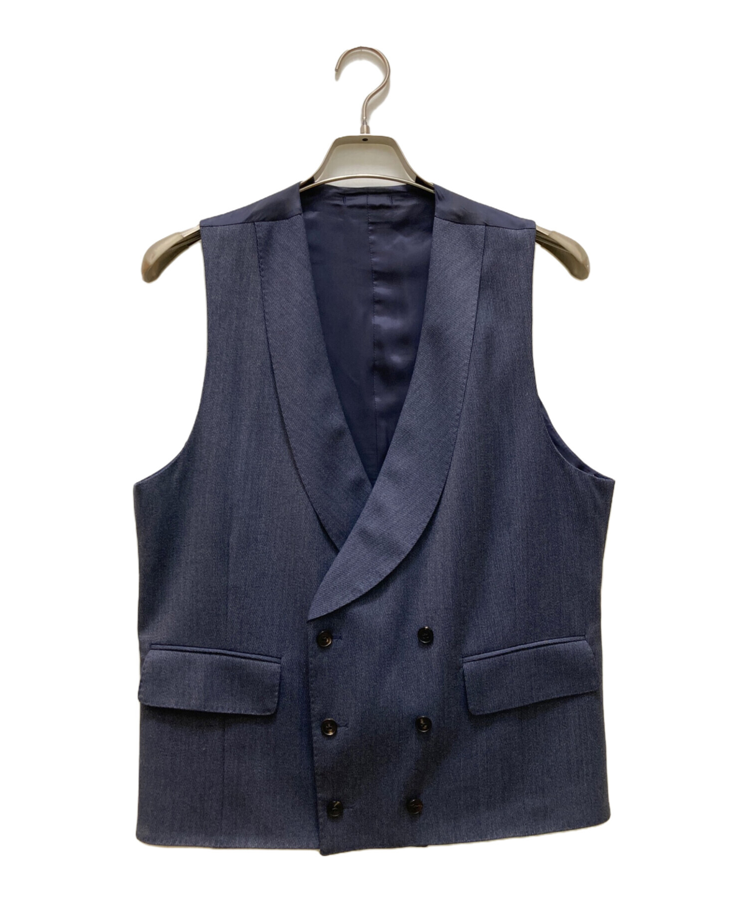美品「GABRIELE PASINI」ショールラペル Wジレ イタリア製　46 中古・古着通販】GABRIELE PASINI (ガブリエレパジーニ) ショール