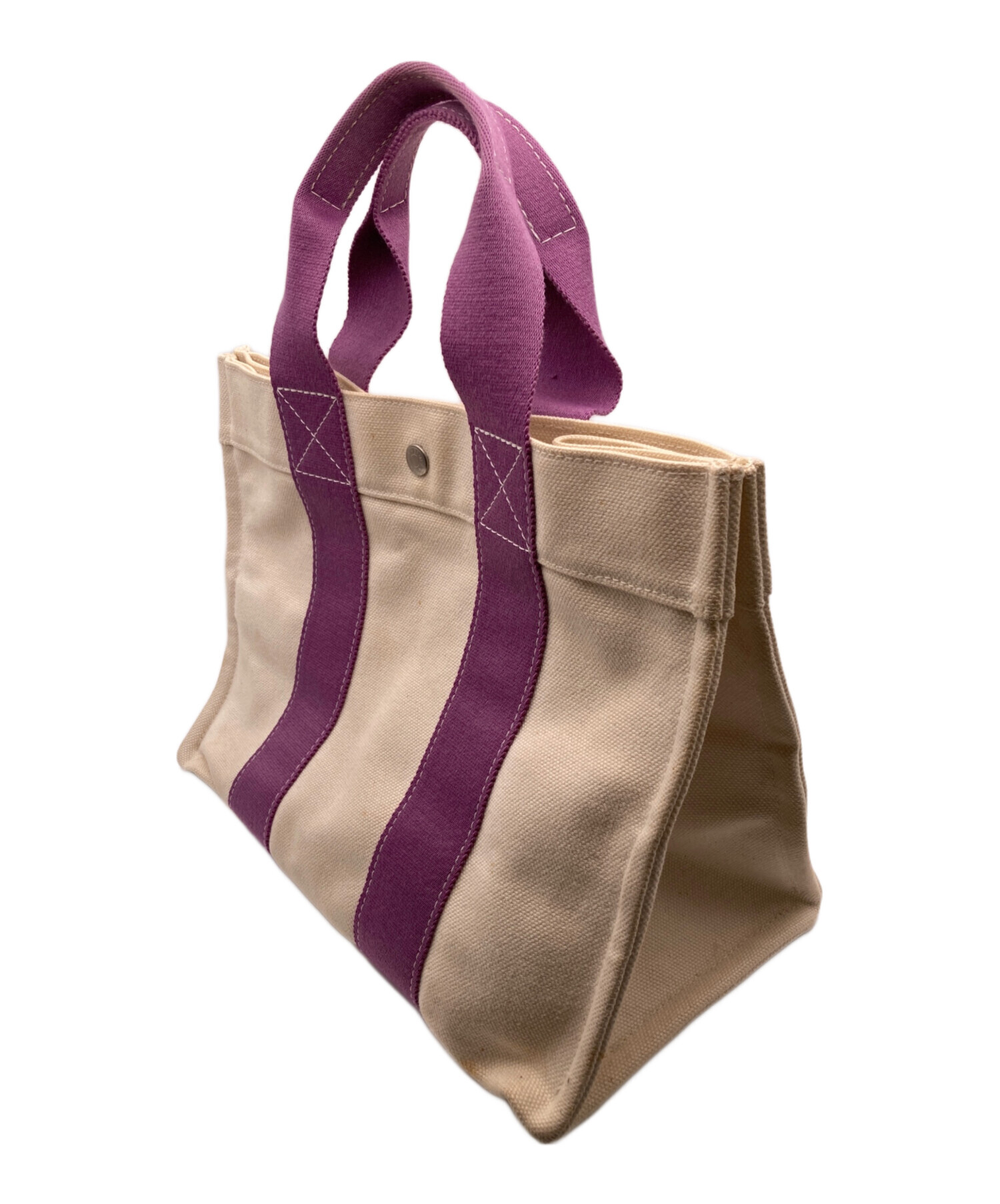 HERMES エルメス ボラボラPM シュバルシュプリーズトートバッグ 中古・古着通販】HERMES (エルメス) ボラボラトートPM ベージュ