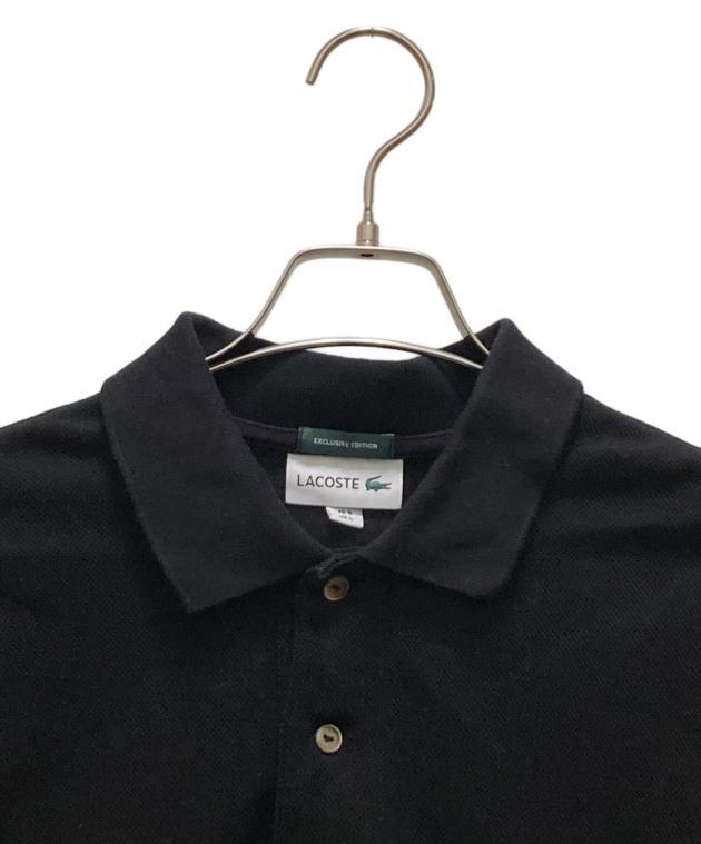 中古・古着通販】LACOSTE (ラコステ) 鹿の子ポロシャツ ブラック