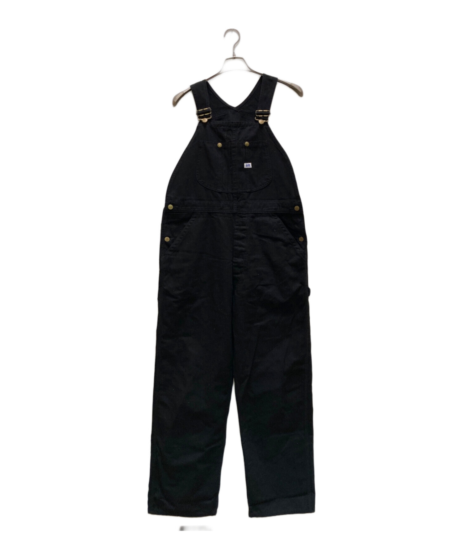 中古・古着通販】LEE (リー) DUNGAREESオーバーオールパンツ ブラック