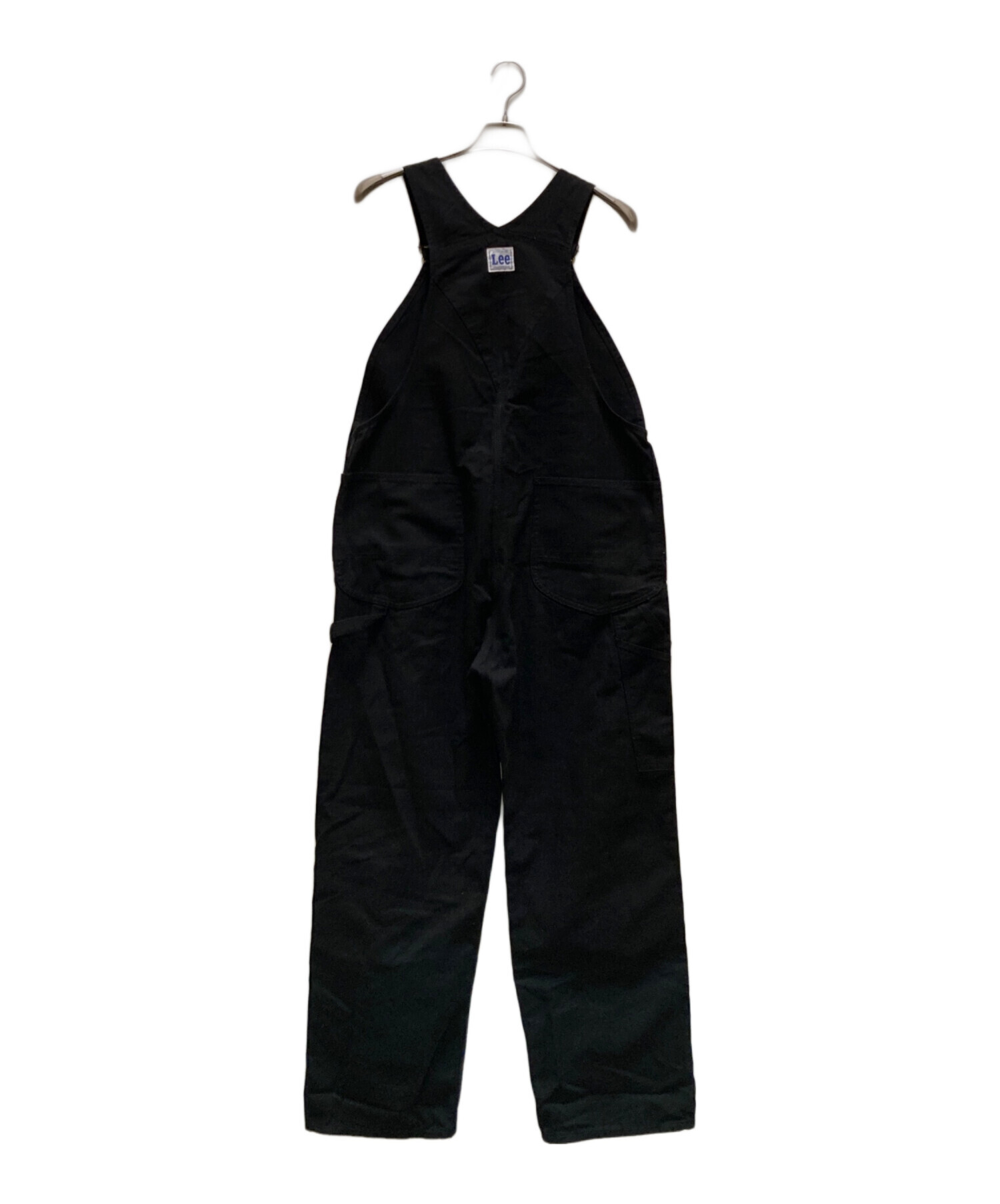 中古・古着通販】LEE (リー) DUNGAREESオーバーオールパンツ ブラック