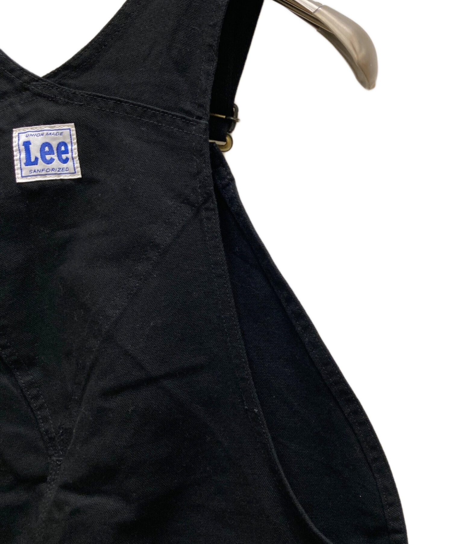中古・古着通販】LEE (リー) DUNGAREESオーバーオールパンツ ブラック