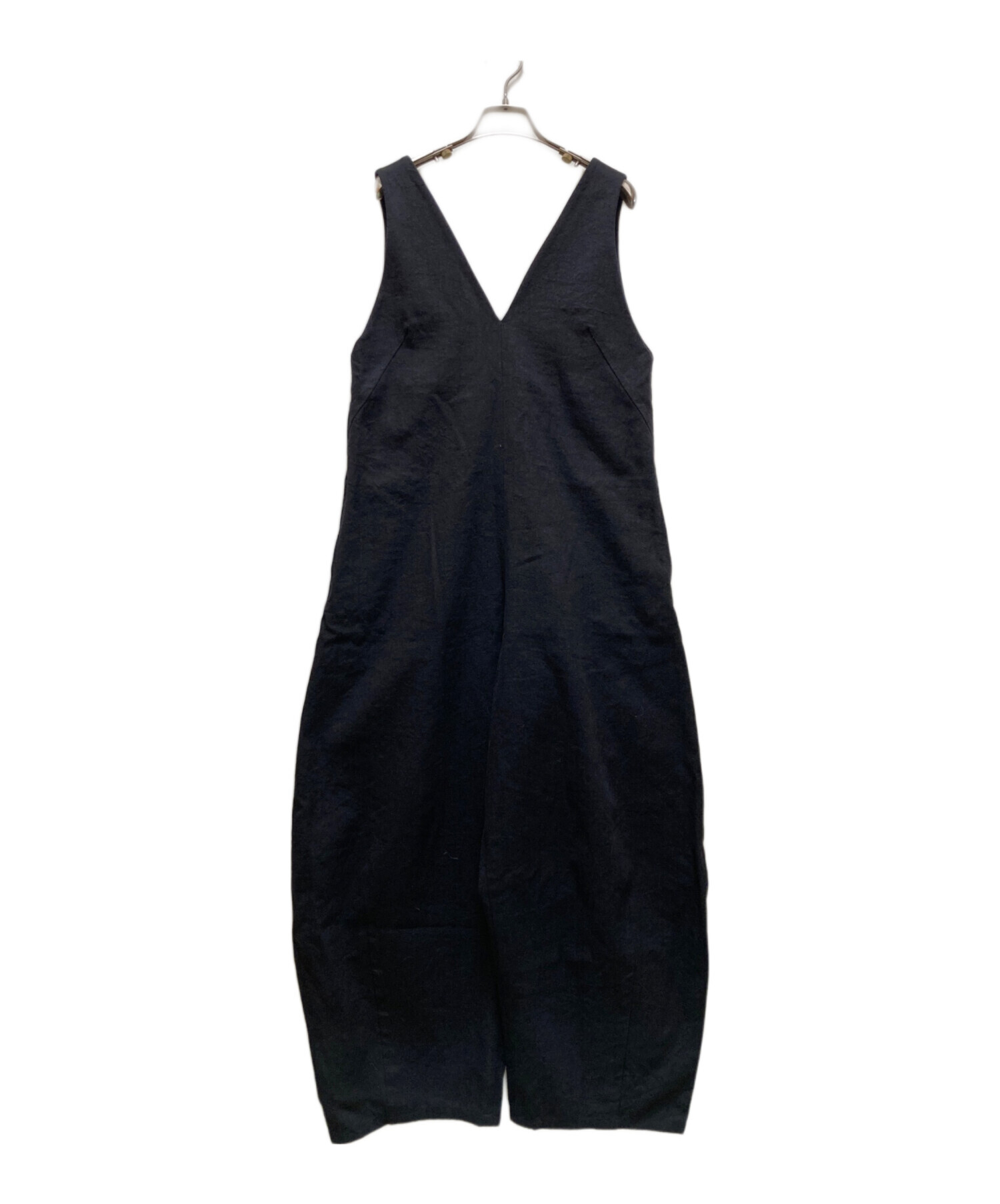 プラージュplage coverall 36 ブラック 中古・古着通販】Plage (プラージュ) balloon tapered オールインワン