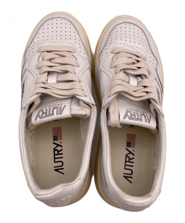 未使用タグ付✨AUTRY MEDALIST LOW ホワイト/ゴールド 36 中古・古着通販】autry (オートリー) MEDALIST LOW スニーカー