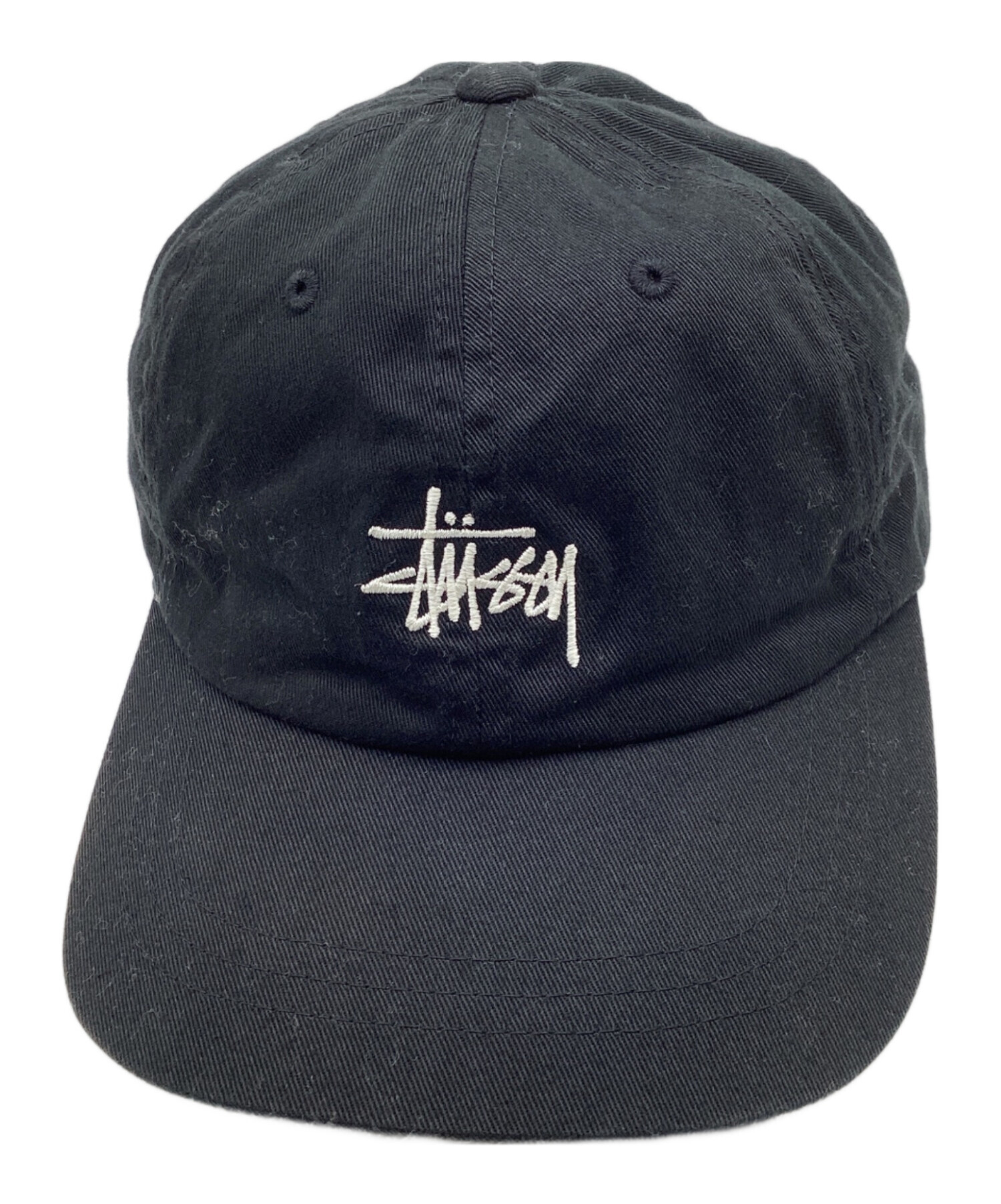 STUSSY × MHW コラボ フリースキャップ L/XL 未使用　美品 中古・古着通販】stussy (ステューシー) ロゴ刺繍ベースボールキャップ