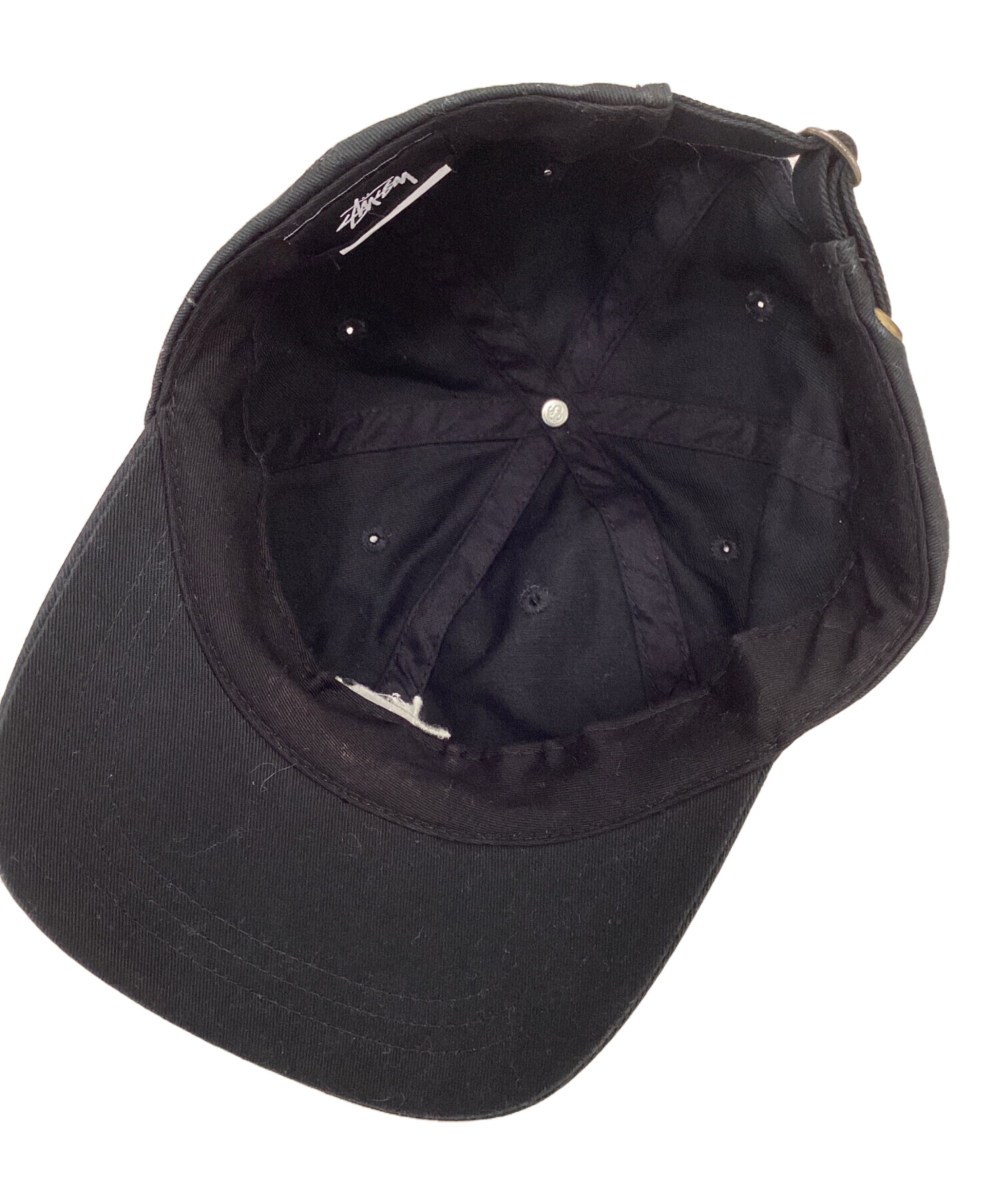 中古・古着通販】stussy (ステューシー) ロゴ刺繍ベースボールキャップ