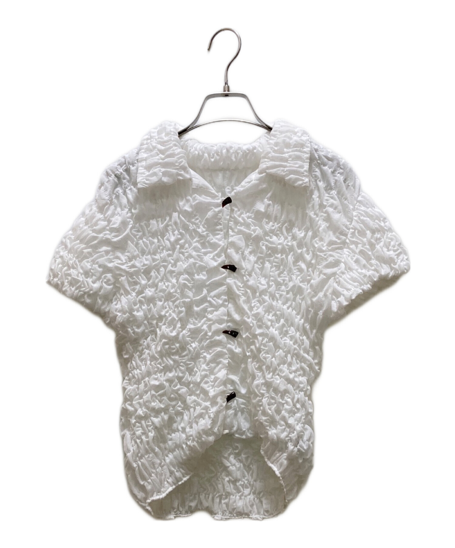 中古・古着通販】THETOE (ザ トゥー) Potter Shirring Top ホワイト