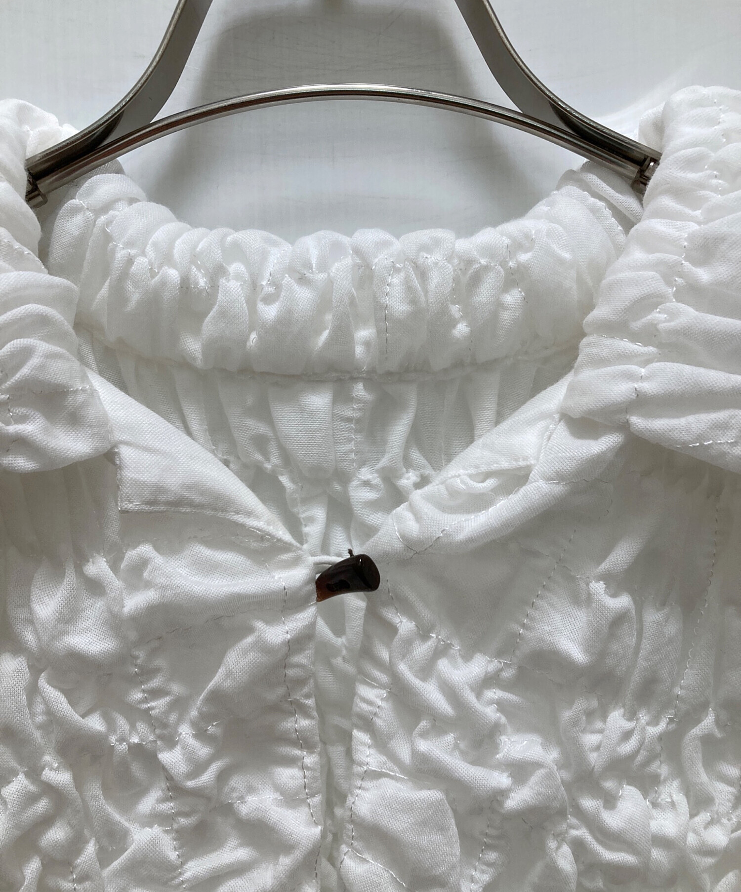 中古・古着通販】THETOE (ザ トゥー) Potter Shirring Top ホワイト