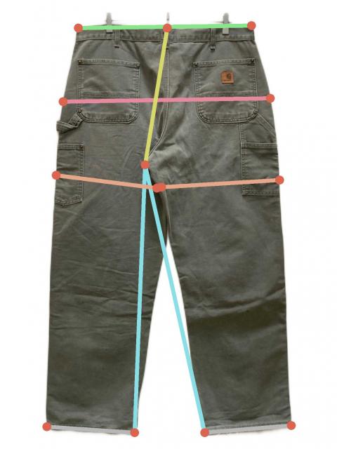 中古・古着通販】CarHartt (カーハート) ダブルニーダックペインター