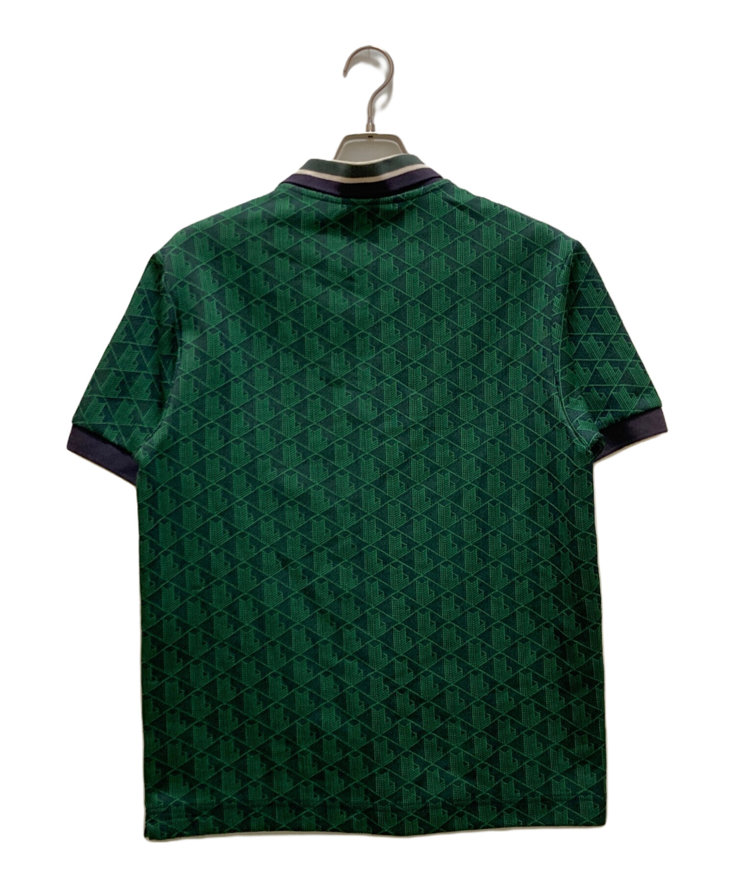 中古・古着通販】LACOSTE (ラコステ) モノグラムジャカードポロシャツ