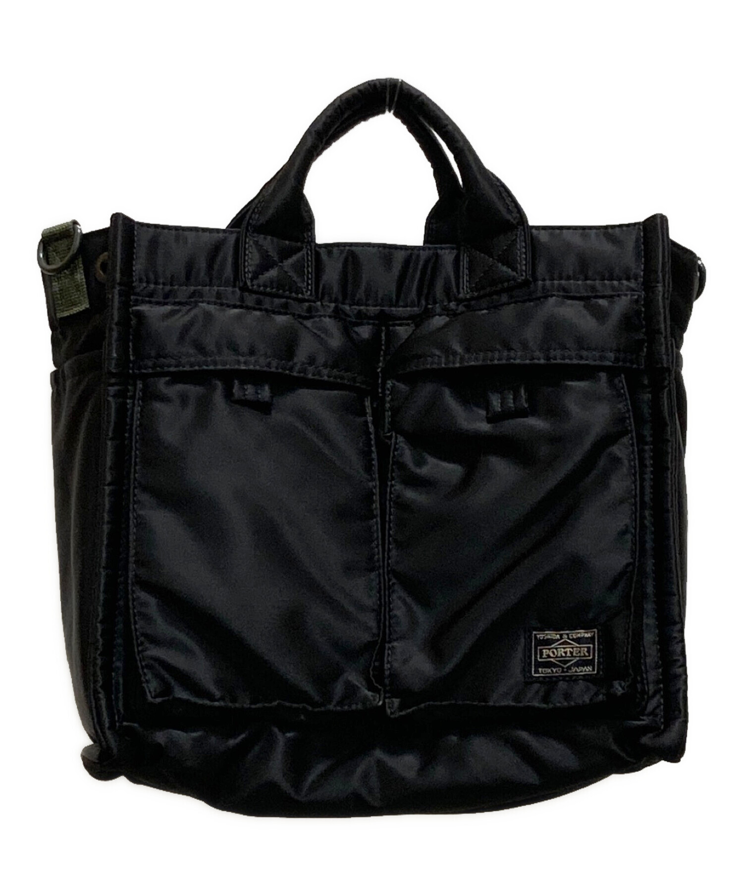 未使用級 ポーター タンカー 2way TOTE BAG A4 PC収納 中古・古着通販】PORTER (ポーター) PXタンカー 2WAYトートバッグ S