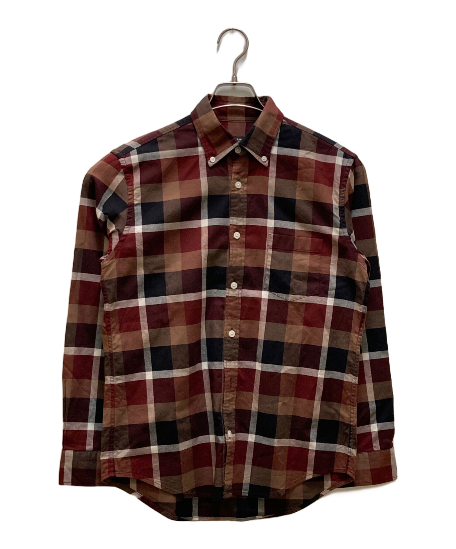 LL ブラックレーベルクレストブリッジ　シャツ　チェック　レッド 中古・古着通販】BLACK LABEL CRESTBRIDGE (ブラックレーベル クレスト