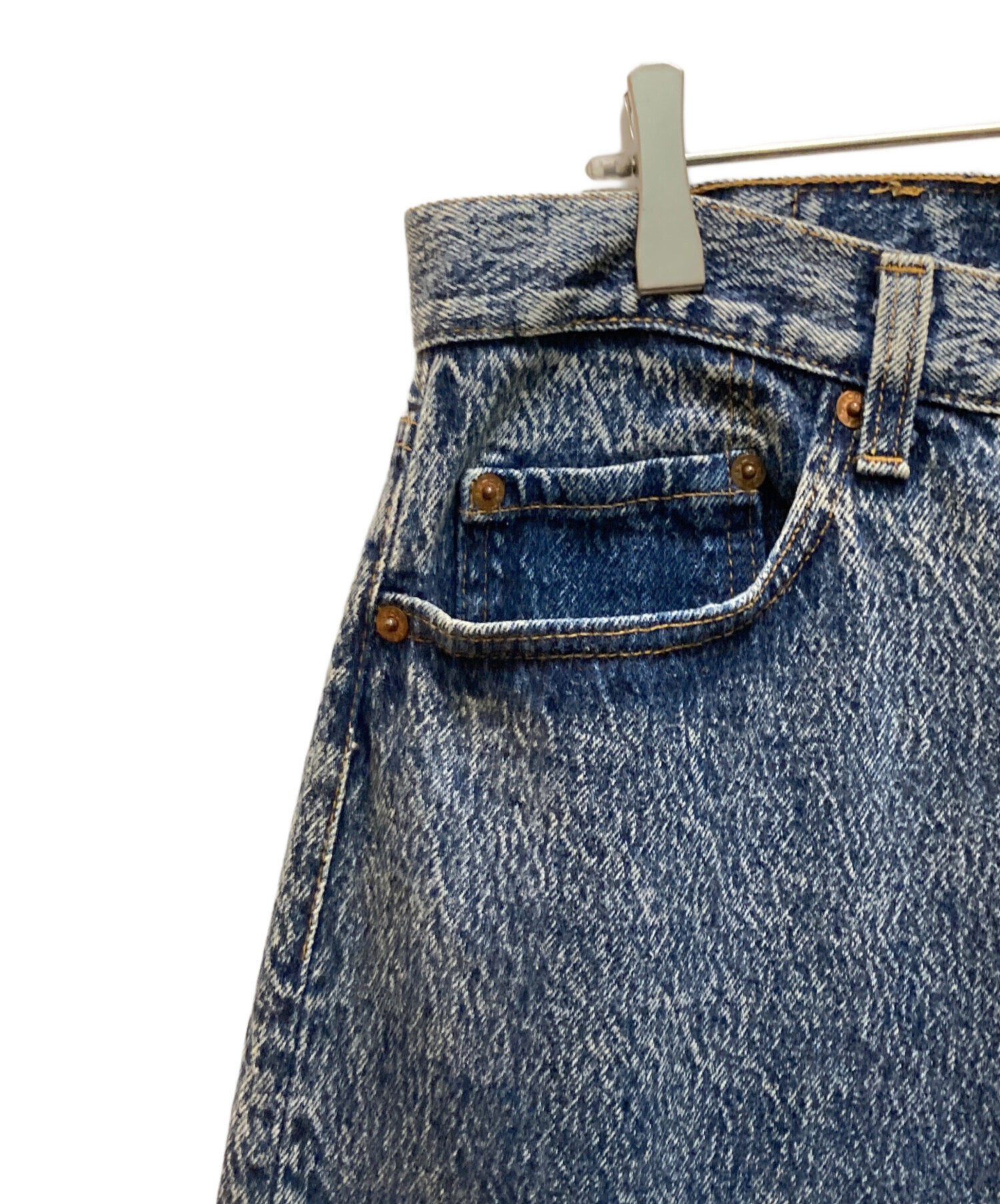 中古・古着通販】LEVI'S (リーバイス) 80s 501 ケミカルウォッシュ