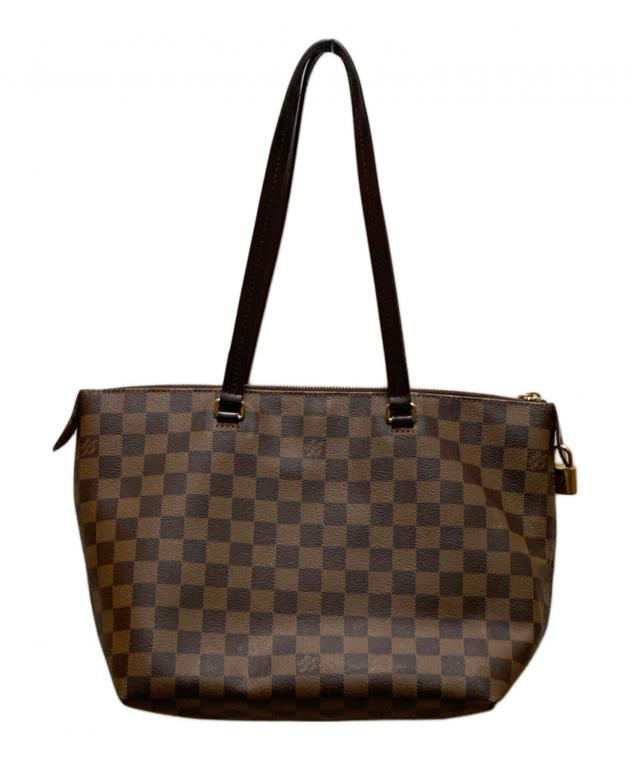 LOUIS VUITTON ダミエ イエナPM 美品 中古・古着通販】LOUIS VUITTON (ルイ ヴィトン) イエナPM ブラウン