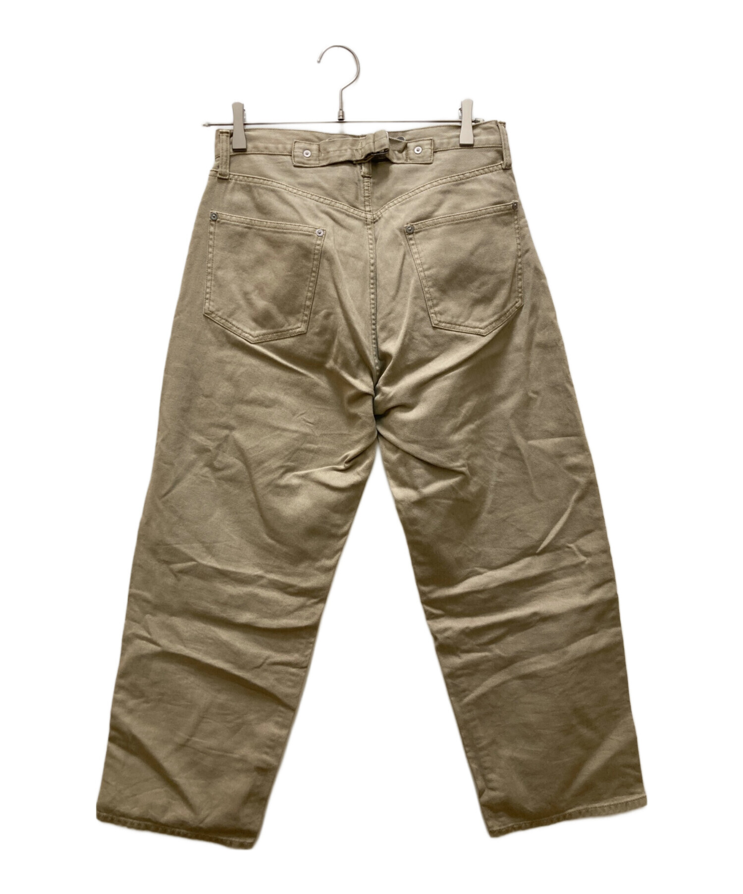 パンツ shiun/HERITAGE WORK TROUSER 中古・古着通販】shiun (シウン) HERITAGE WORK TROUSER ベージュ