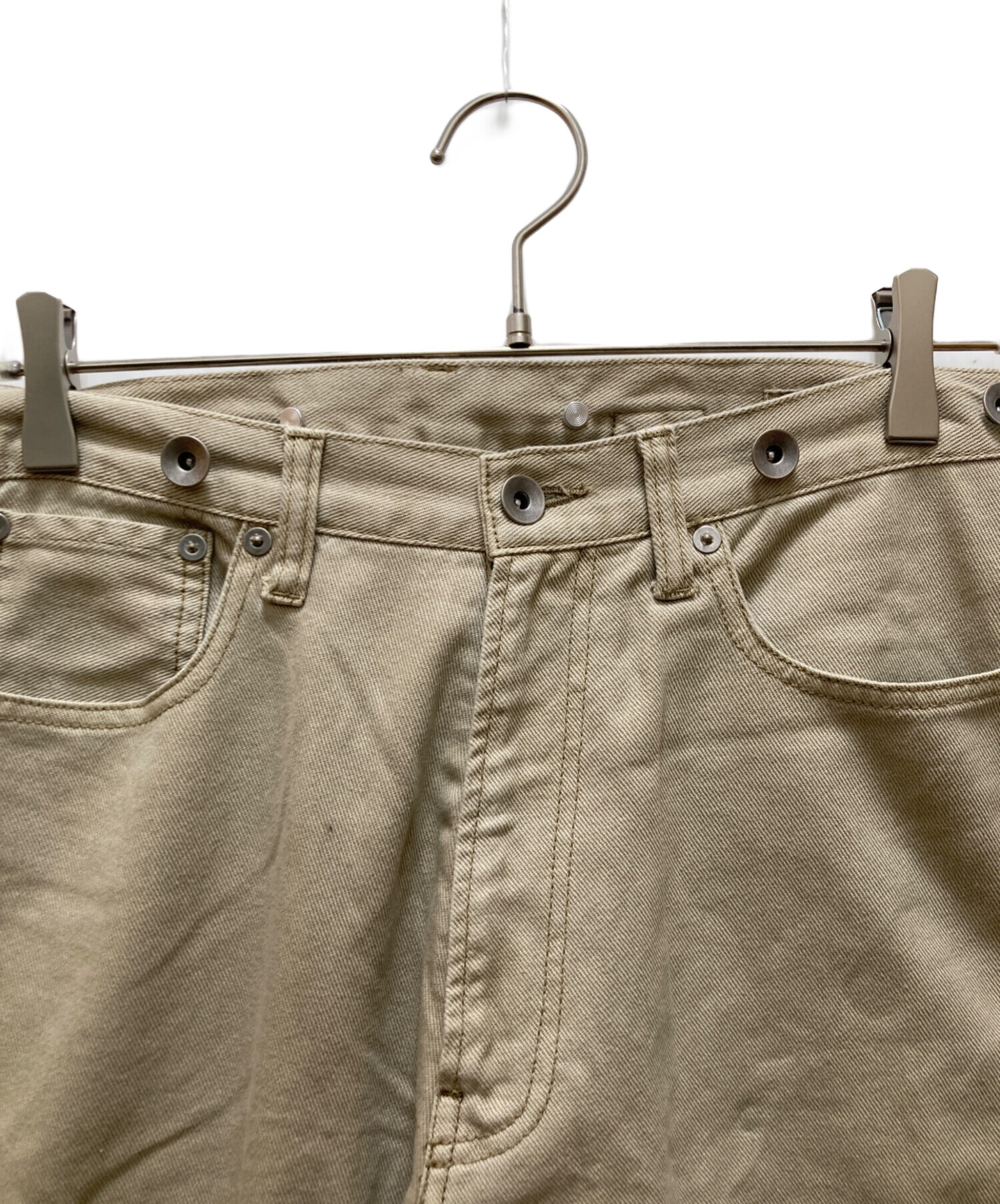 中古・古着通販】shiun (シウン) HERITAGE WORK TROUSER ベージュ