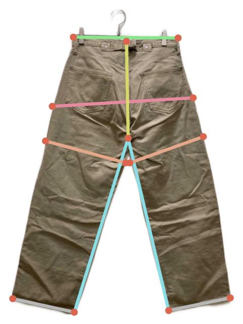 中古・古着通販】shiun (シウン) HERITAGE WORK TROUSER ベージュ