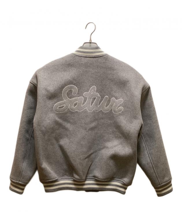 ジャケット・アウター SATUR Applique Wool Varsity Jacket 中古・古着通販】SATUR (セター) S applique wool varsity jacket