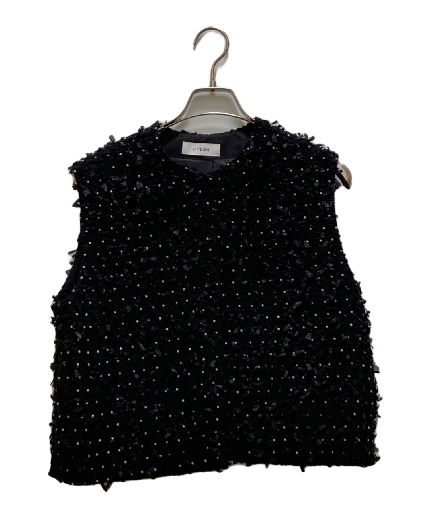 中古・古着通販】hyeon (ヘヨン) pepper gilet ブラック サイズ