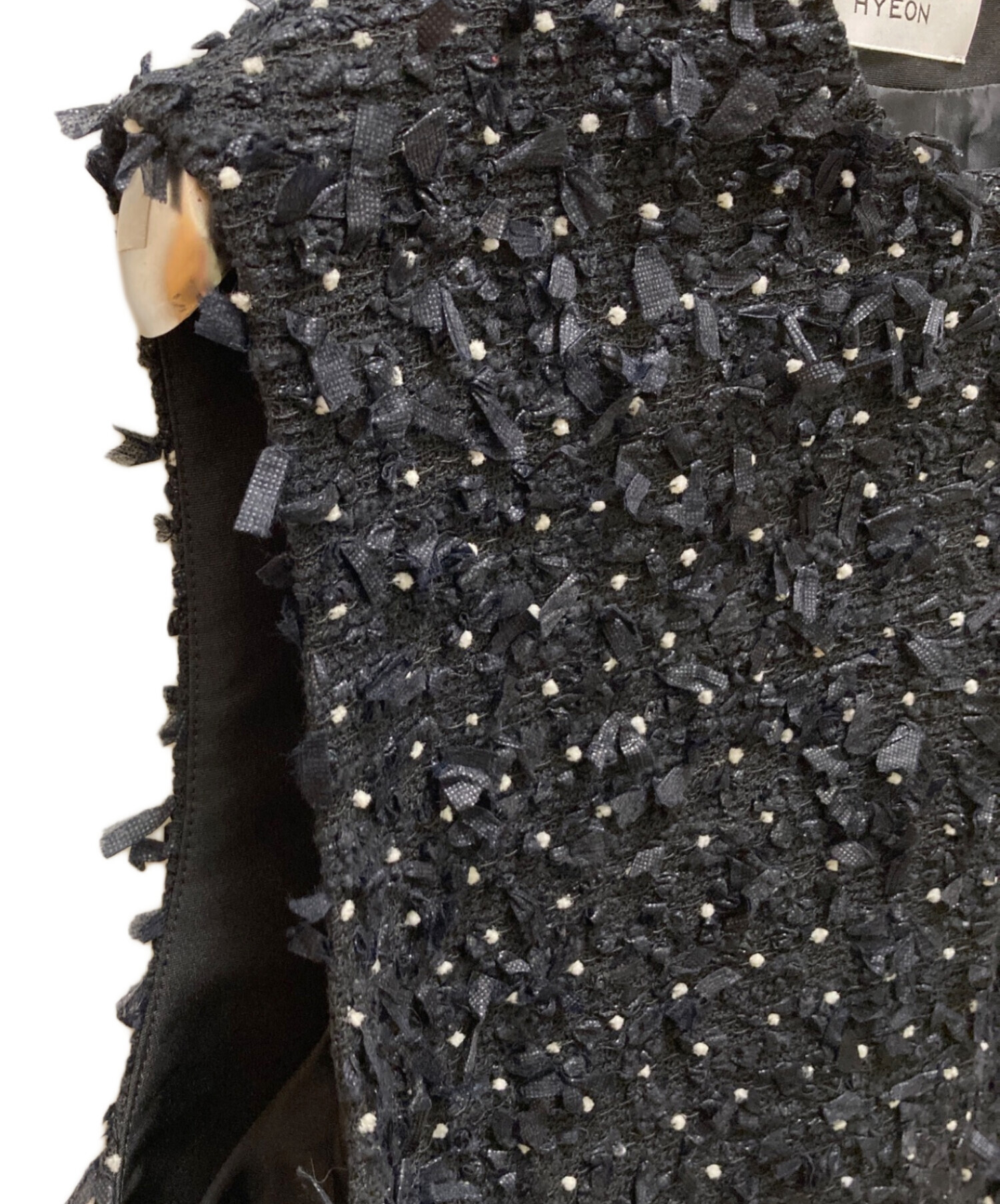 中古・古着通販】hyeon (ヘヨン) pepper gilet ブラック サイズ