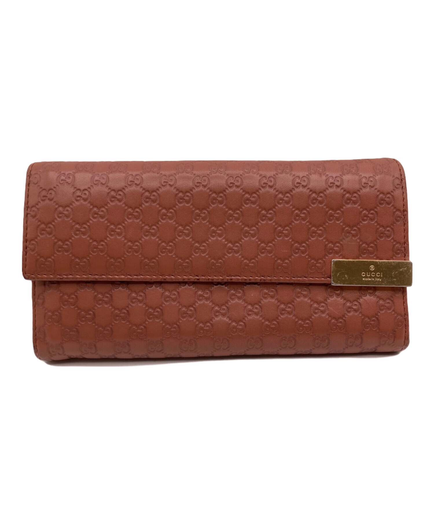 中古・古着通販】GUCCI (グッチ) 長財布 ブラウン｜ブランド・古着通販 