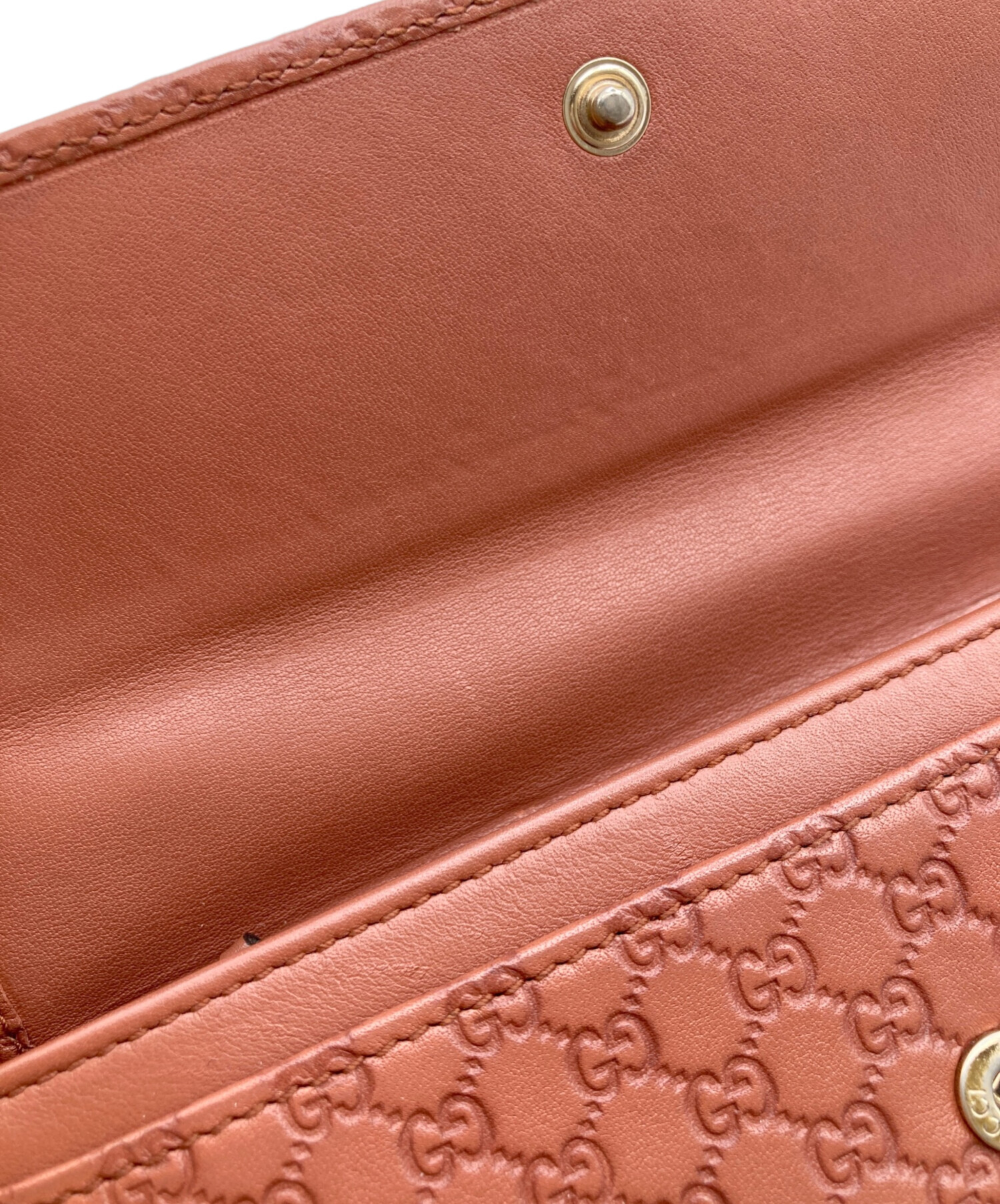 中古・古着通販】GUCCI (グッチ) 長財布 ブラウン｜ブランド・古着通販