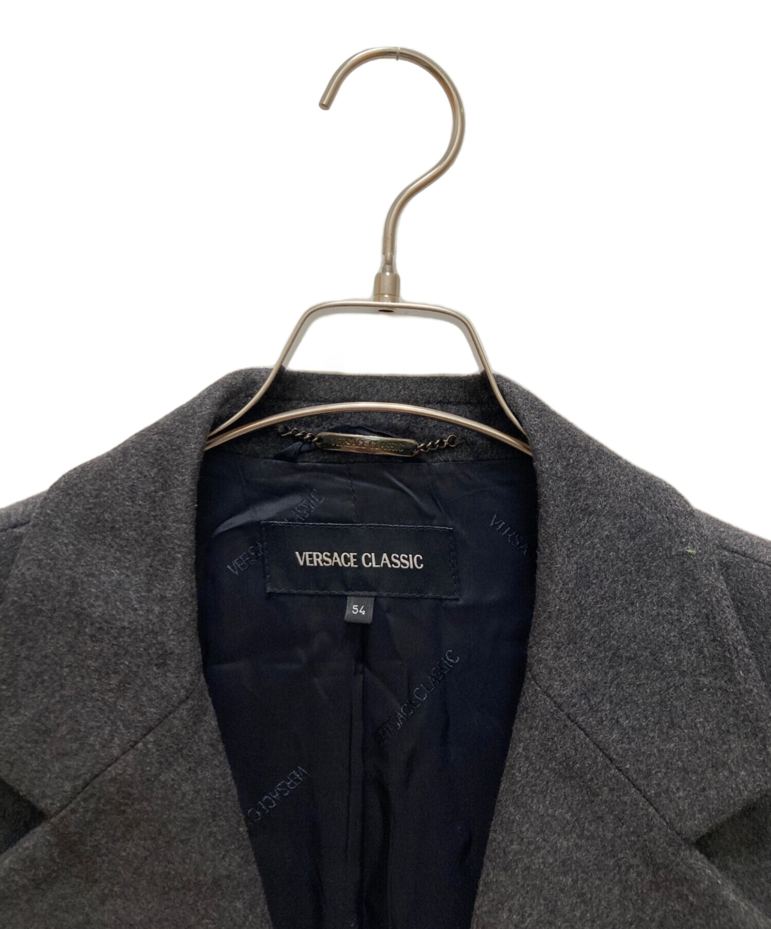 VERSACE CLASSIC チェスターコート 黒 Lサイズ～XLサイズ Versace