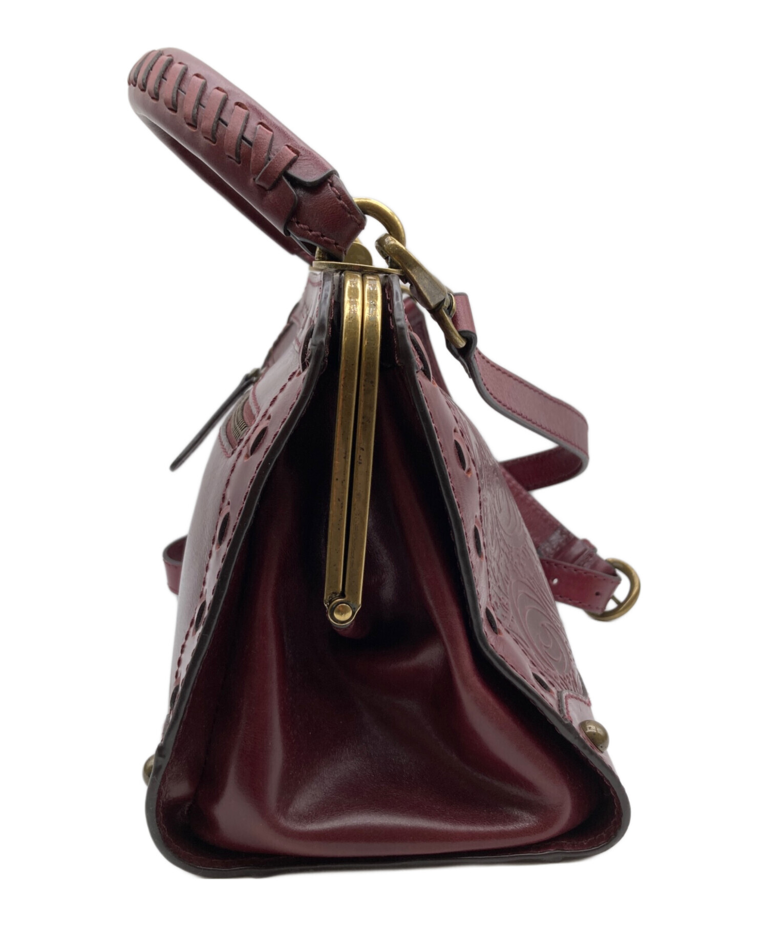 中古・古着通販】ANNA SUI (アナスイ) がま口2WAYショルダーバッグ