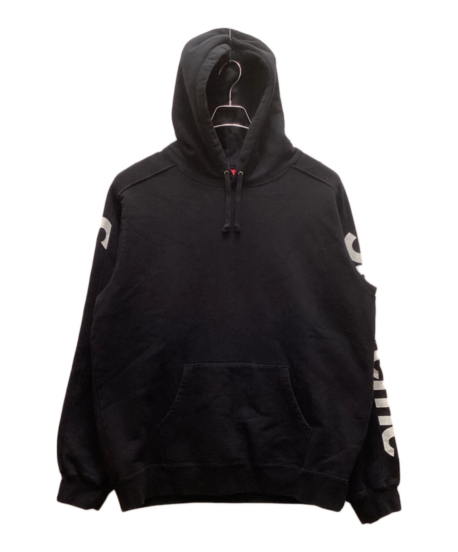 ひ*)様 Supreme ブラックパーカー♡ 中古・古着通販】Supreme (シュプリーム) サイドラインロゴ プル