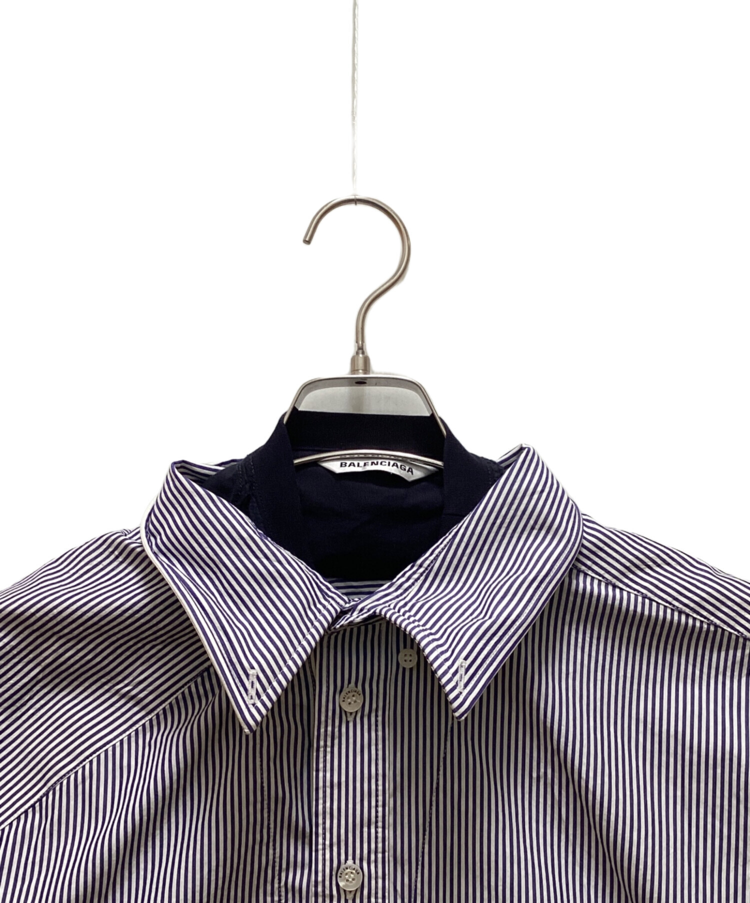 BALENCIAGA ストライプシャツ　正規品 中古・古着通販】BALENCIAGA (バレンシアガ) ストライプシャツ