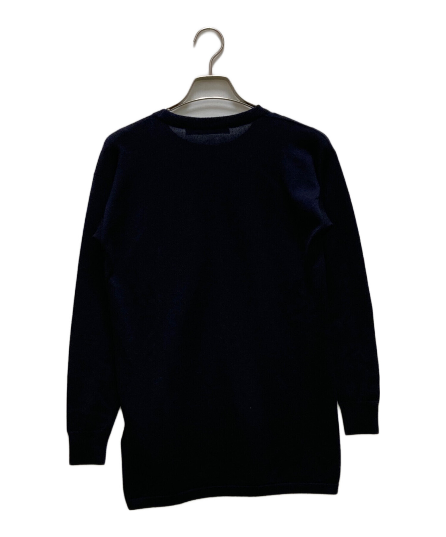 ジョンスメドレー ハイゲージニット　ネイビー　XL 中古・古着通販】JOHN SMEDLEY (ジョンスメドレー) Ron Herman (ロン