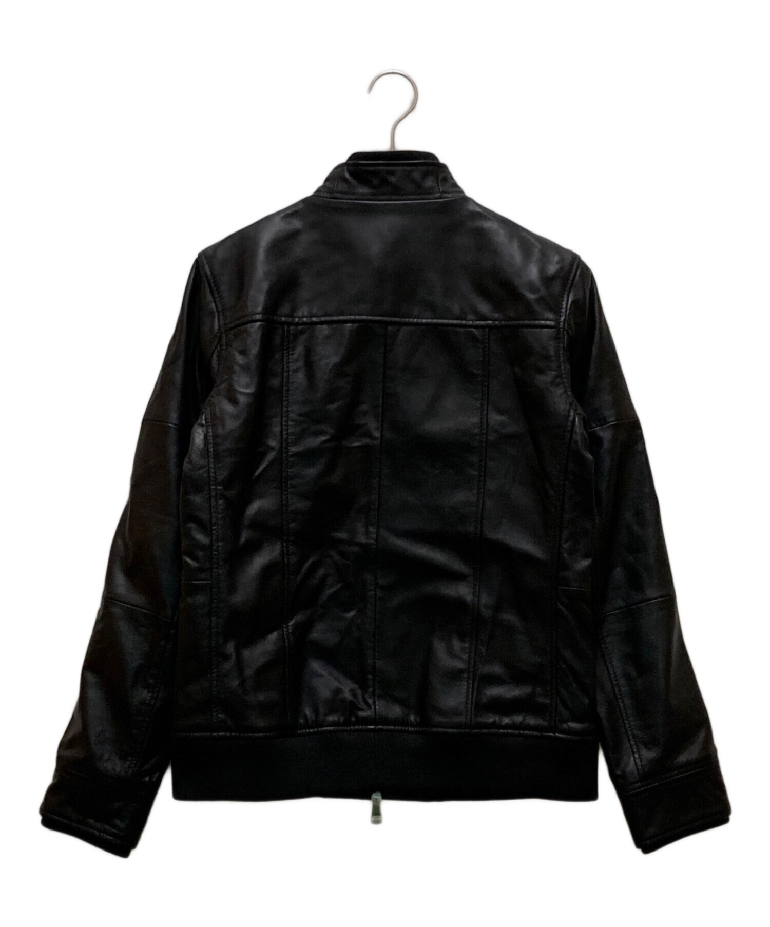中古・古着通販】AKM (エーケーエム) ラムレザーシングルライダース