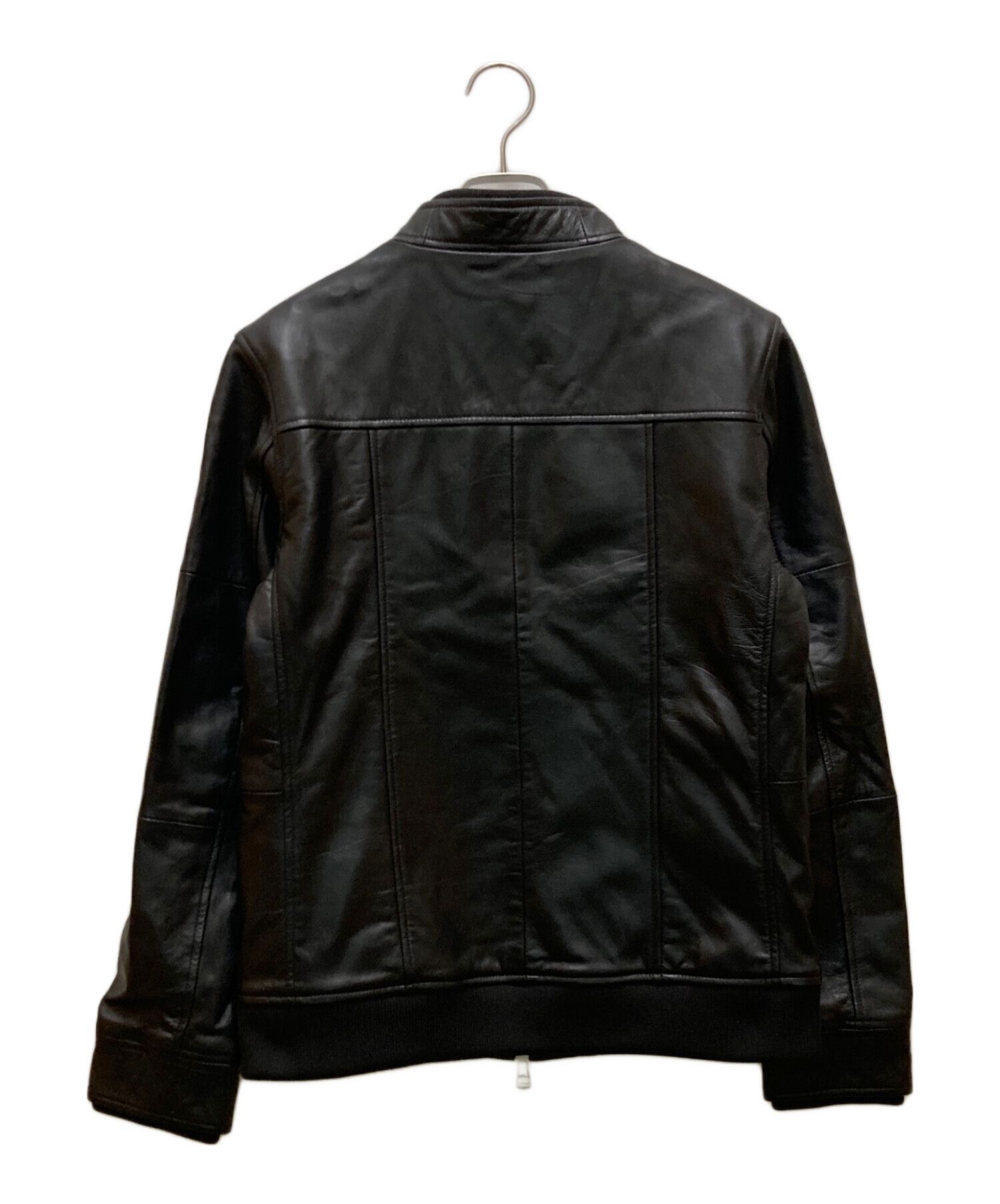 中古・古着通販】AKM (エーケーエム) ラムレザーシングルライダース