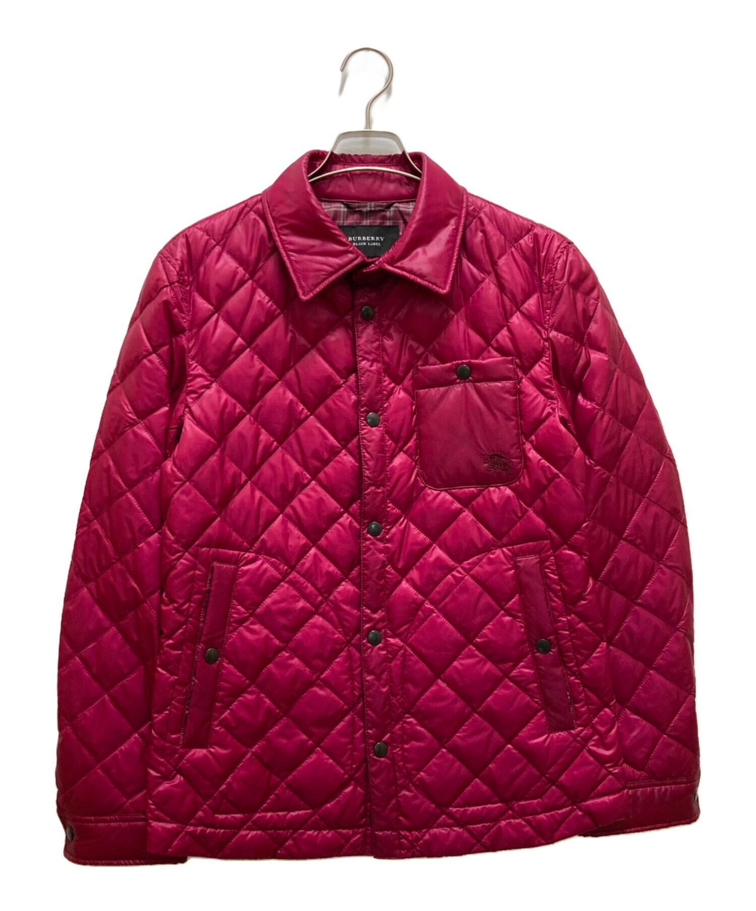 BURBERRY BLACKLABEL ジャージ ピンク【サイズM】 中古・古着通販】BURBERRY BLACK LABEL (バーバリーブラックレーベル