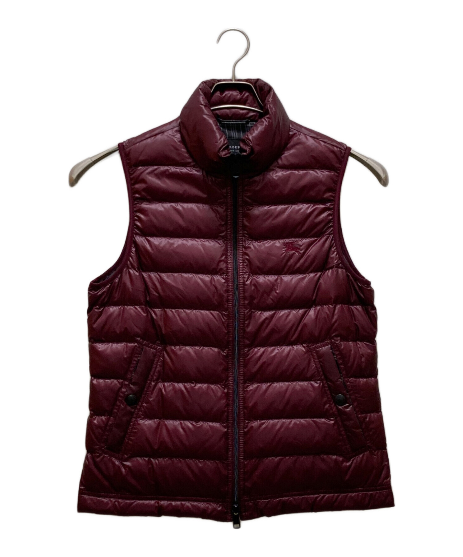 BURBERRY BLACK LABEL フード付きダウンベスト M 中古・古着通販】BURBERRY BLACK LABEL (バーバリーブラックレーベル