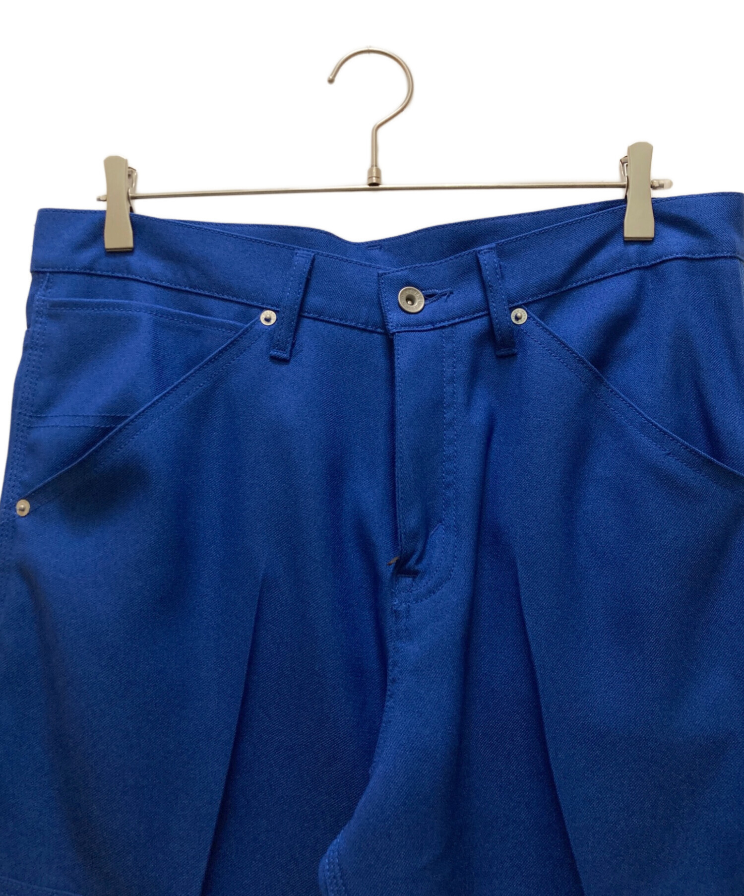 中古・古着通販】DAIRIKU (ダイリク) ペインタープレスパンツ ブルー