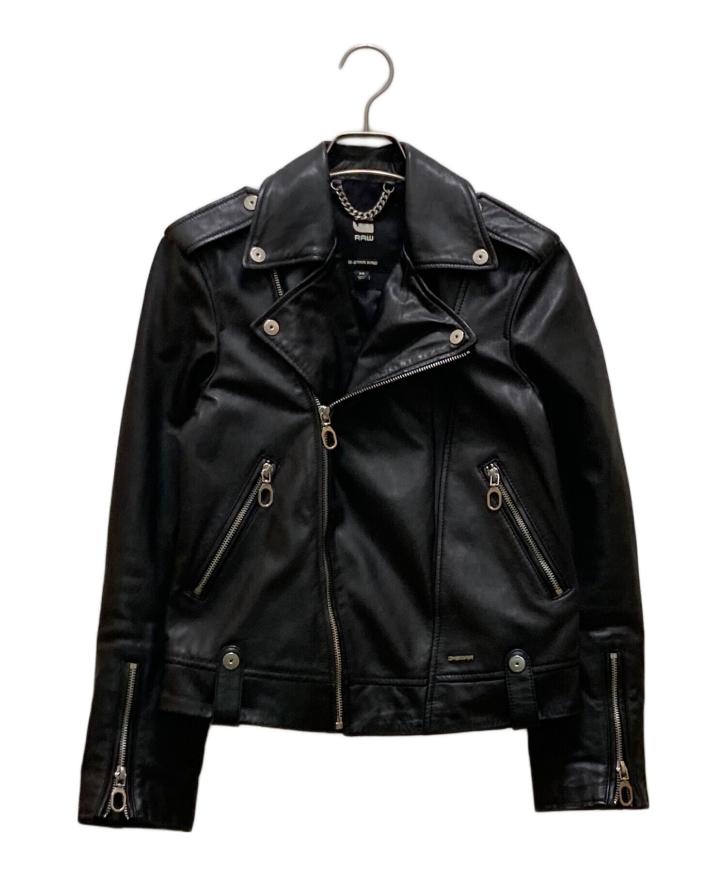 中古・古着通販】G-STAR RAW (ジースターロゥ) ラムレザーダブル