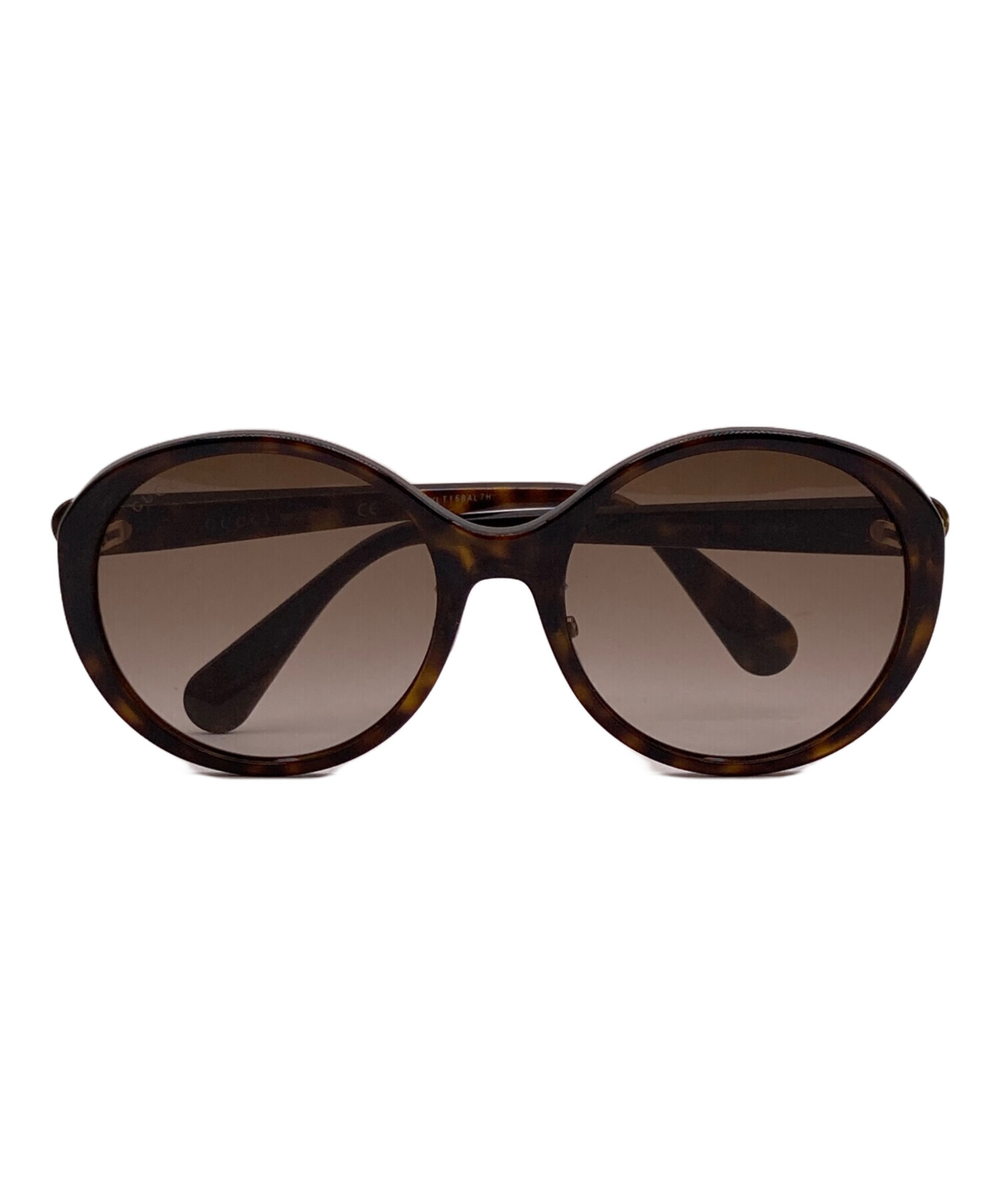GUCCI サングラス　ブラウン 中古・古着通販】GUCCI (グッチ) GG ラウンド サングラス ブラウン