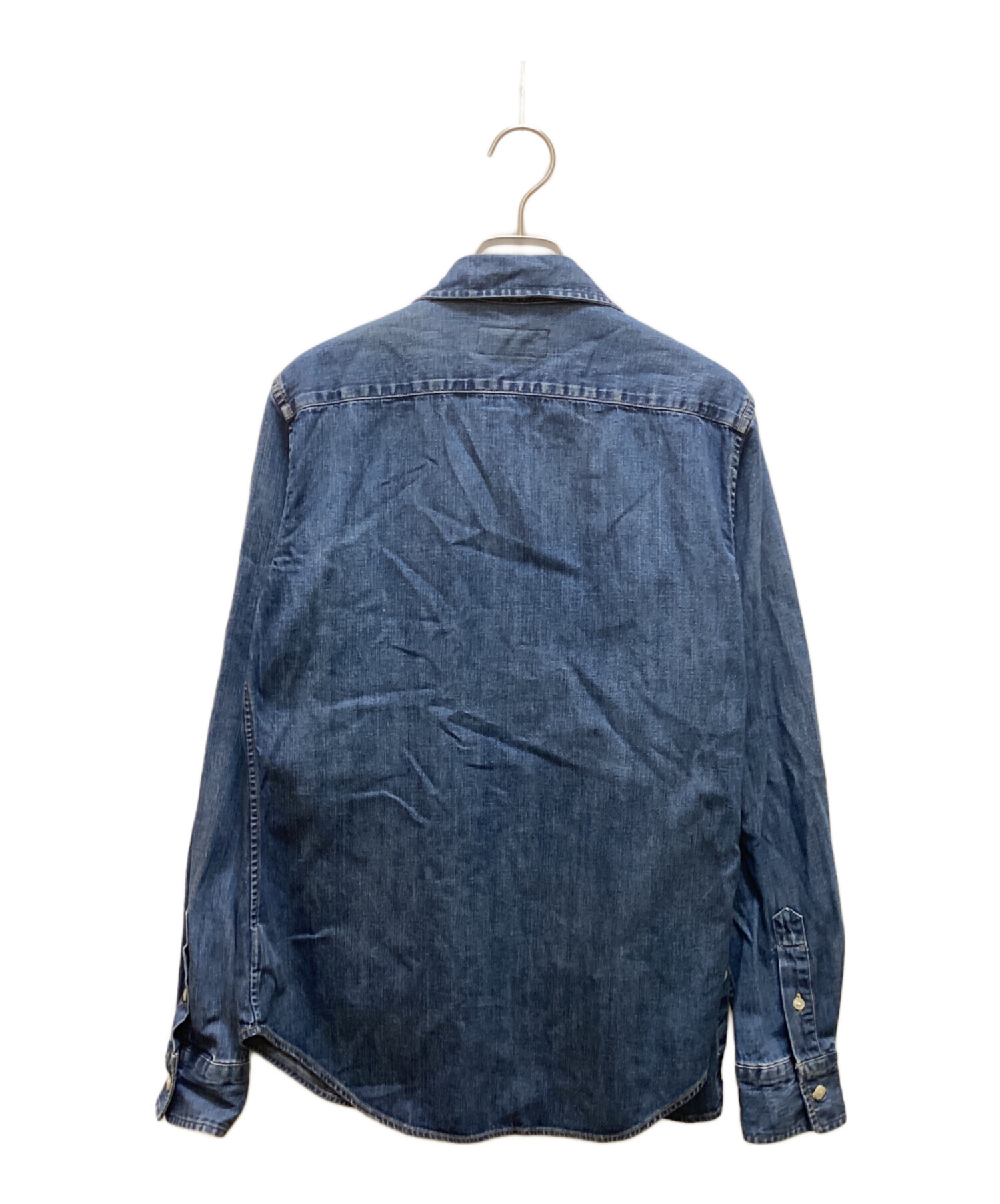 ま*お様 Ralph Lauren デニムシャツ 長袖 ボタンダウン 中古・古着通販】POLO RALPH LAUREN (ポロ・ラルフローレン) ボタン