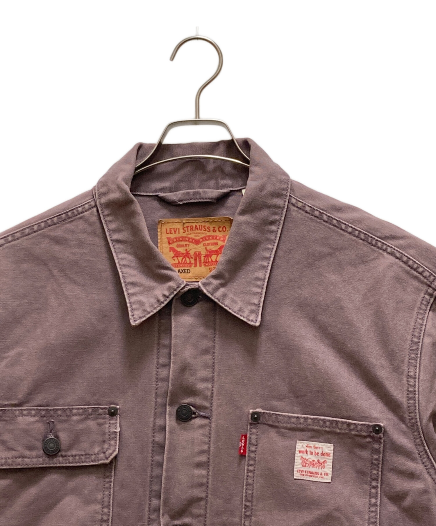 中古・古着通販】LEVI'S (リーバイス) デニムジャケット パープル