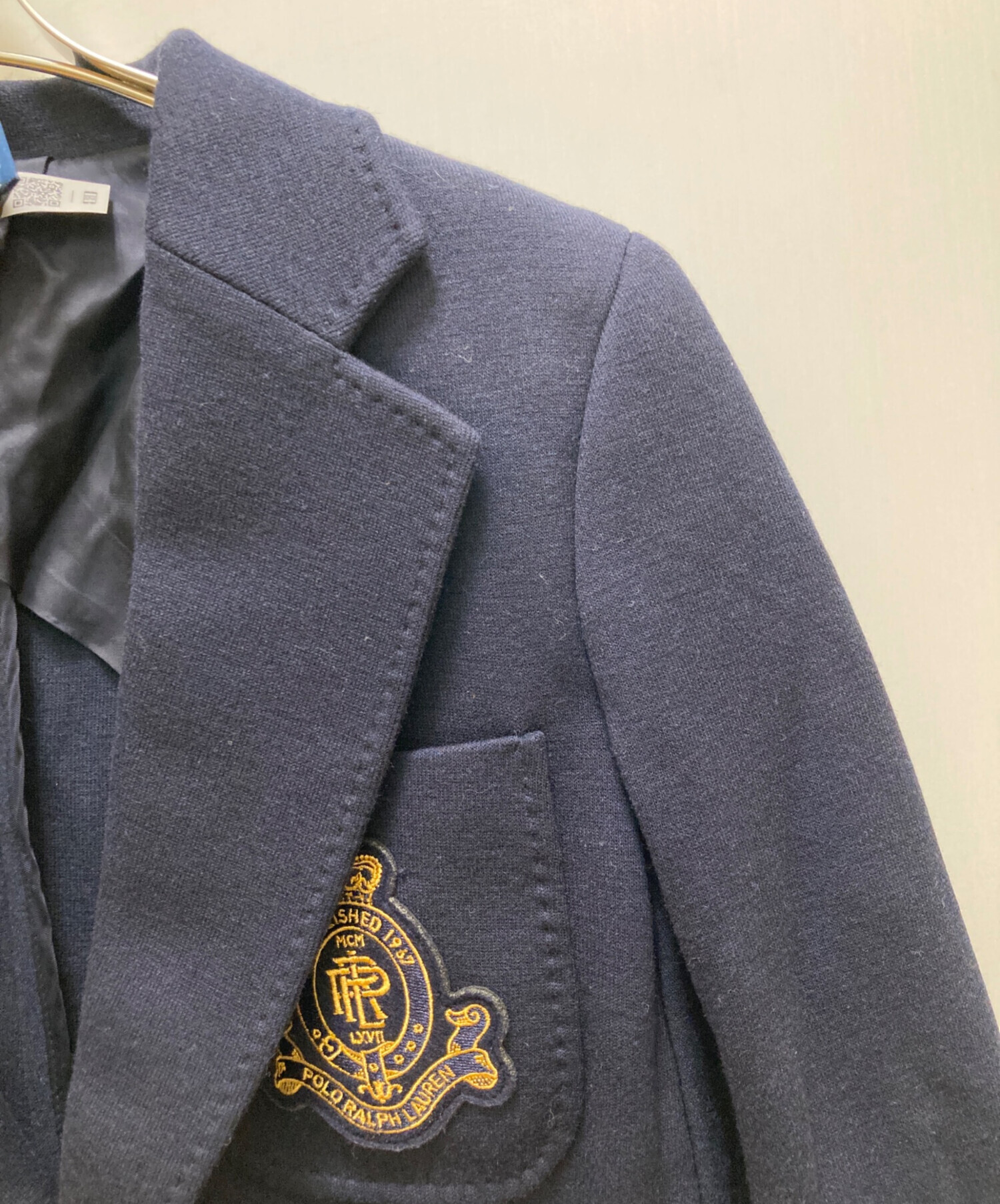 LAUREN RALPHLAURENテーラードジャケット ブランドタグ XL 紺 中古・古着通販】POLO RALPH LAUREN (ポロ・ラルフローレン) 金釦