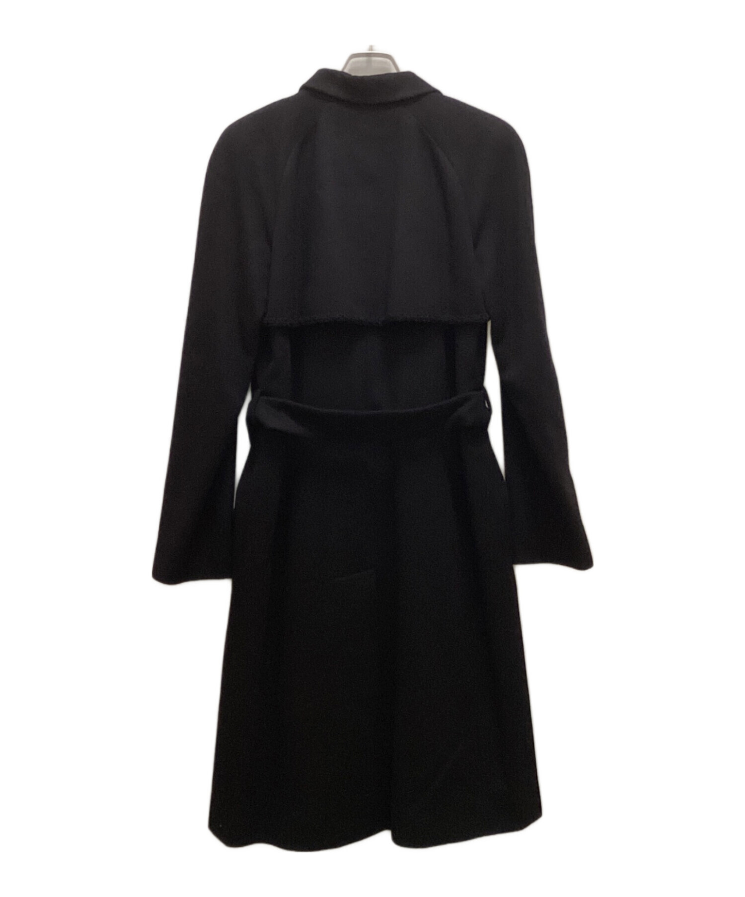 中古・古着通販】CHANEL (シャネル) カシミヤダブルコート ブラック