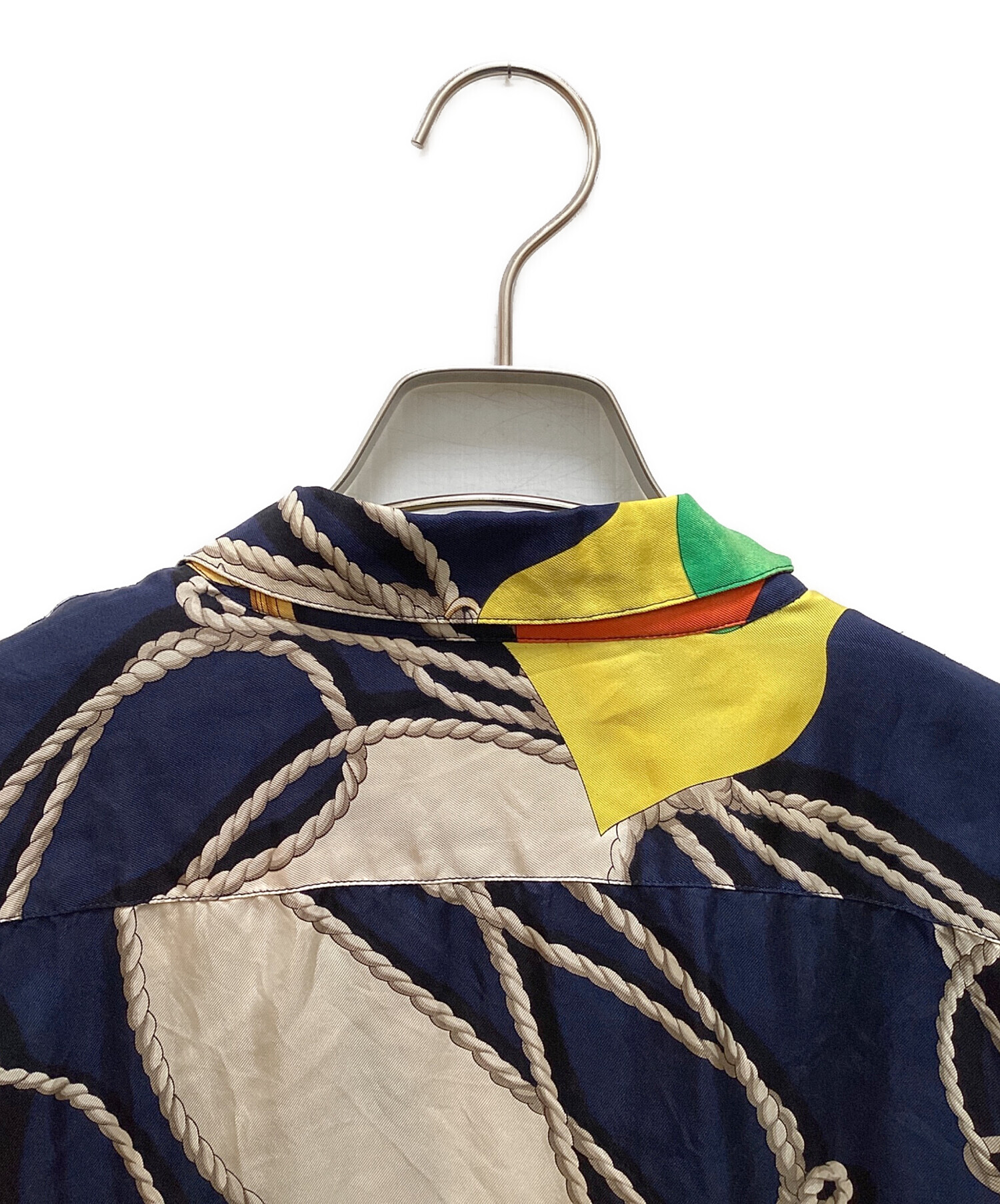 LAUREN ラルフローレン 馬具 スカーフ柄 シルク チュニック シャツ 中古・古着通販】LAUREN RALPH LAUREN (ローレン ラルフ ローレン) 総