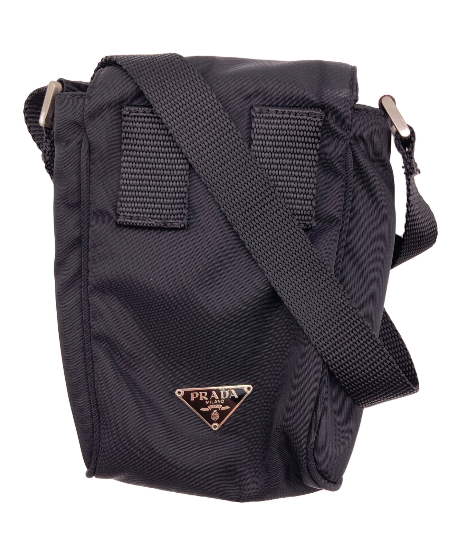 中古・古着通販】PRADA (プラダ) トライアングルロゴナイロン