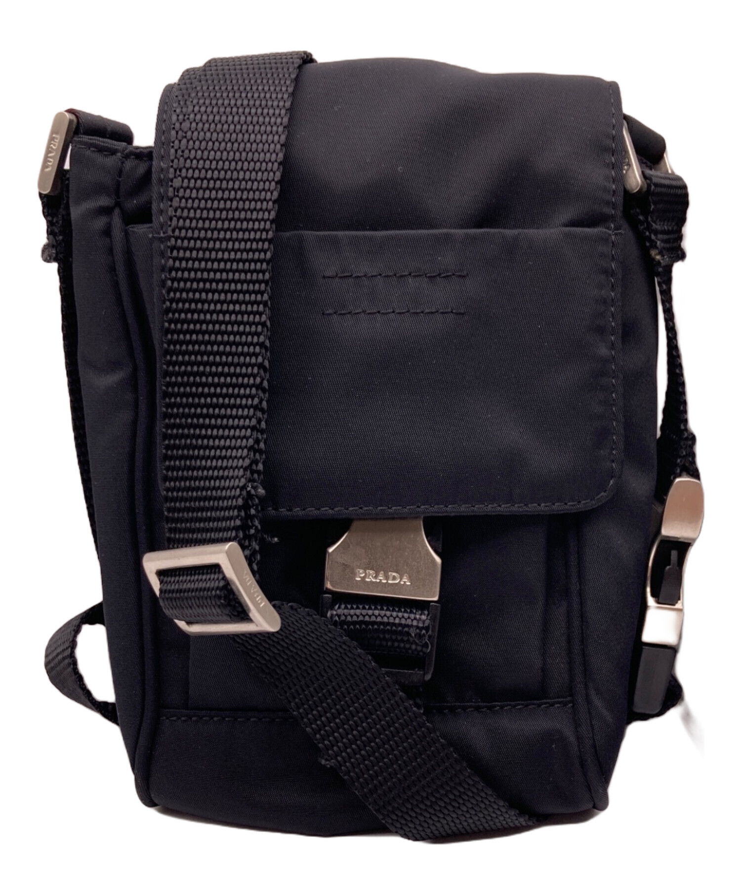 中古・古着通販】PRADA (プラダ) トライアングルロゴナイロン