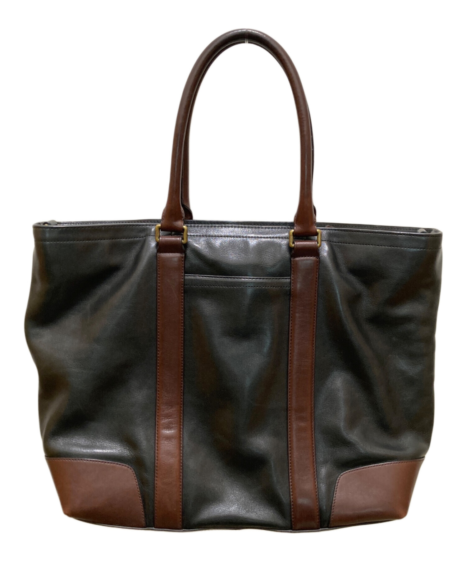 COACH コーチ 71039 ブリーカー レザー バッグ 2WAY ブラウン 中古・古着通販】COACH (コーチ) ブリーカー 2WAYレザートートバッグ