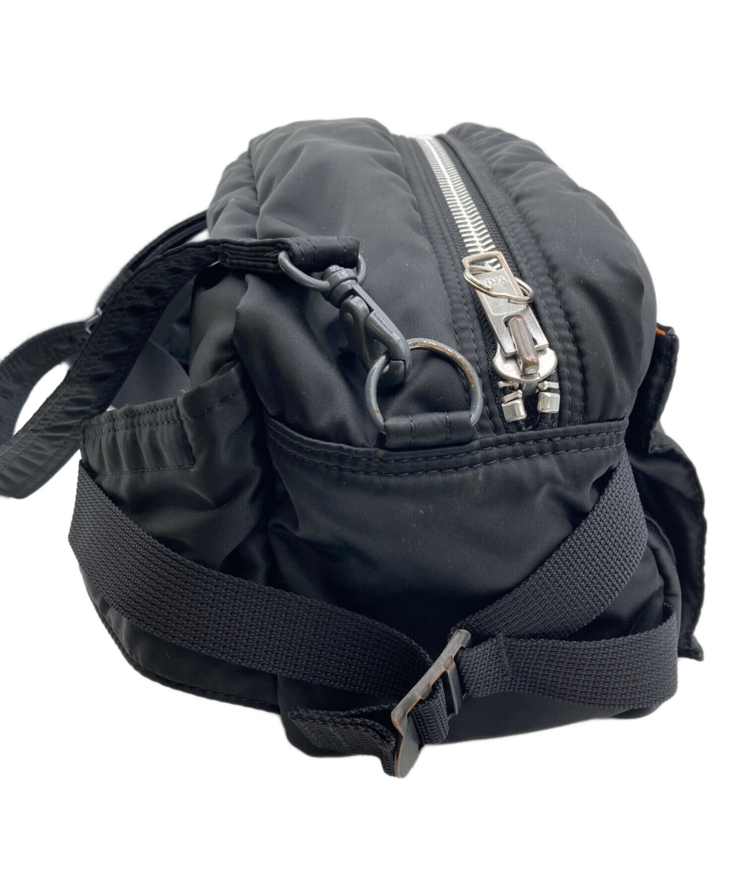 PORTER ポーター タンカー ウエストバッグ 2way 黒 中古・古着通販】PORTER (ポーター) タンカー 2WAYウエストバッグ