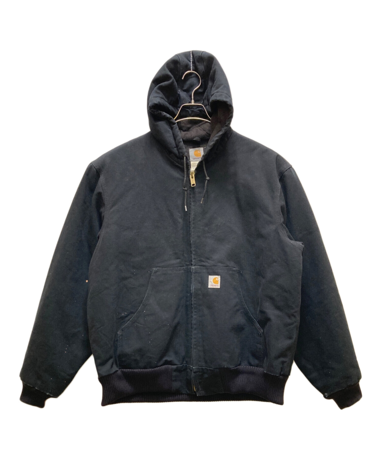 Carhartt ボアジャケット M 黒 ダック 防寒人気　古着ブラックネイビー 中古・古着通販】CarHartt (カーハート) ダックアクティブジャケット