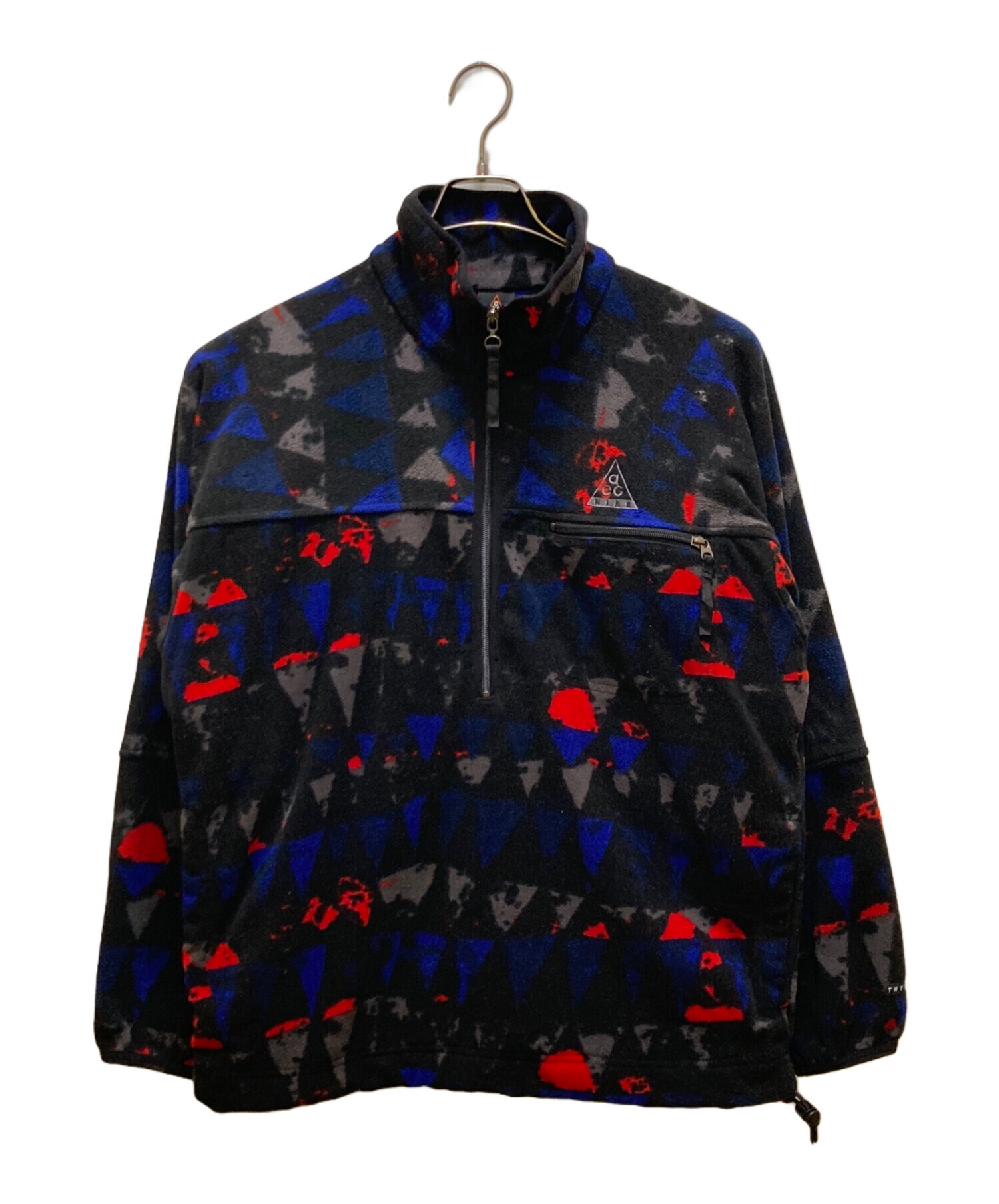 Soshi GAKUEN ハーフジップ フリースジャケット 中古・古着通販】ACG (エーシージー) 総柄ハーフジップフリース