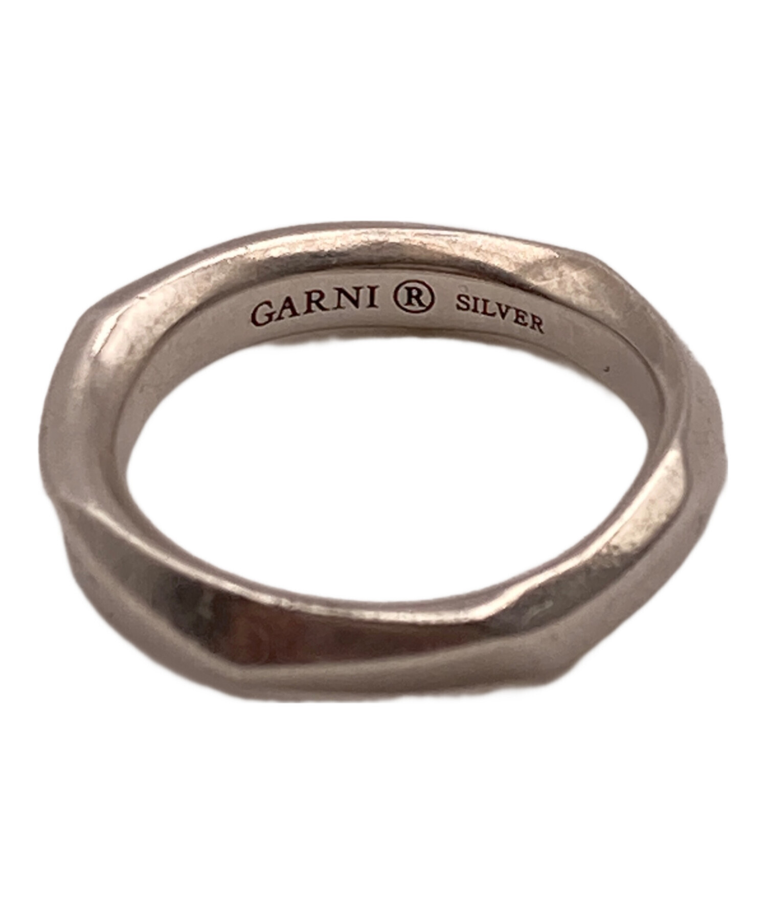 A*S様 美品☆ガルニ シルバー リング 7号 中古・古着通販】GARNI (ガルニ) クロッケリー リング - S シルバー